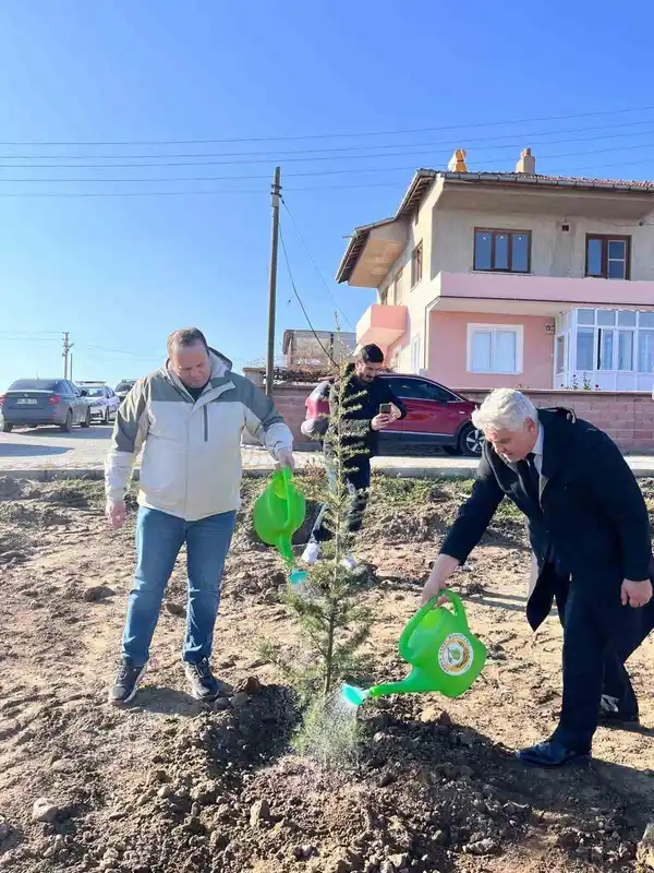 Şuhut İlçe Emniyet Müdürlüğü Hatıra Ormanı oluşturuldu