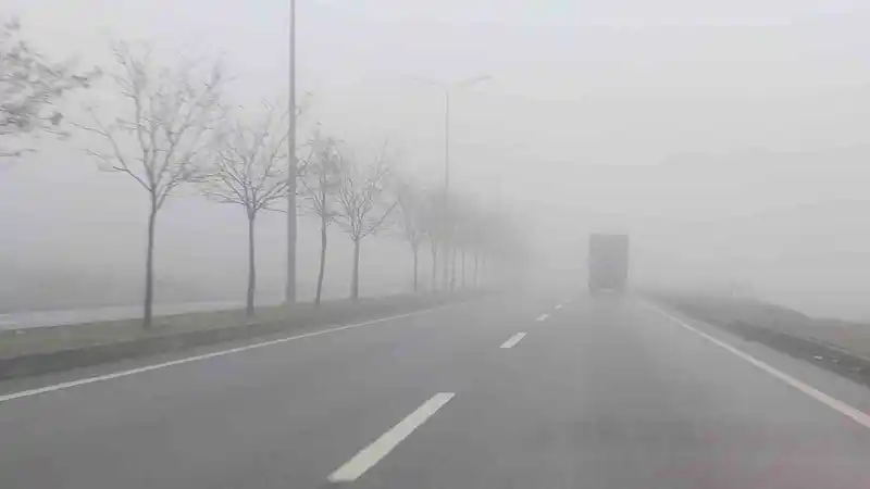 Bingöl’de yoğun sis etkili oldu