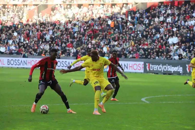 Trendyol Süper Lig: Gaziantep FK: 0 - Göztepe: 1 (Maç sonucu)