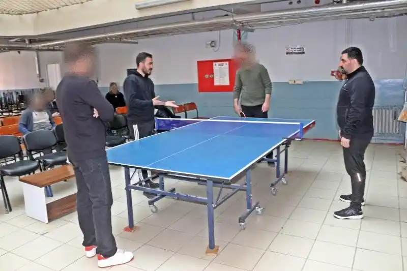 Patnos Açık Ceza İnfaz Kurumu’nda masa tenisi turnuvası düzenlendi