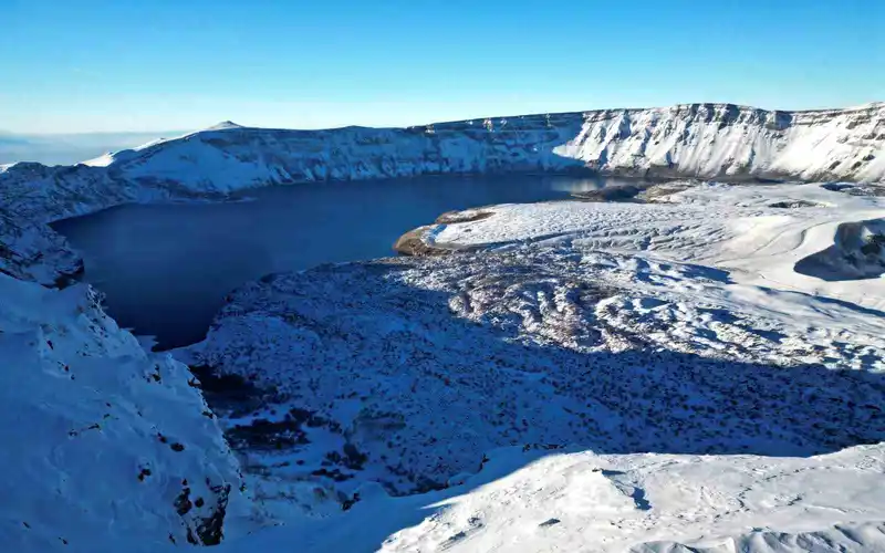 Nemrut, Van Gölü ve Süphan’da kışın en güzel hali