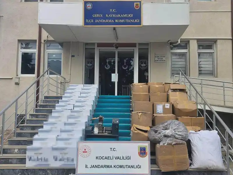 Kocaeli’de iş yerine tütün baskını