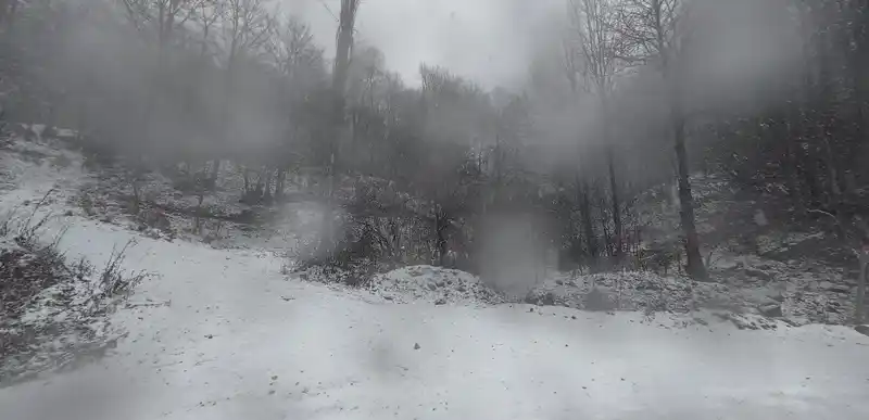 Tokat’ta kesimlerinde kar yağışı etkili oldu