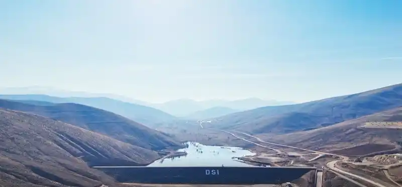 Bayburt’taki Yelpınar Göleti’nde su tutulmaya başlandı