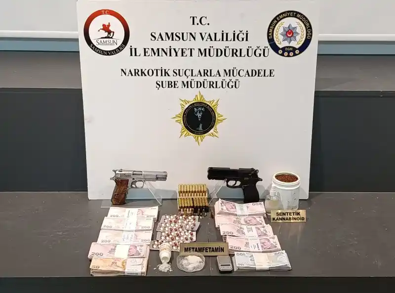 Samsun’da uyuşturucu ticaretine darbe: 7 şüpheli yakalandı