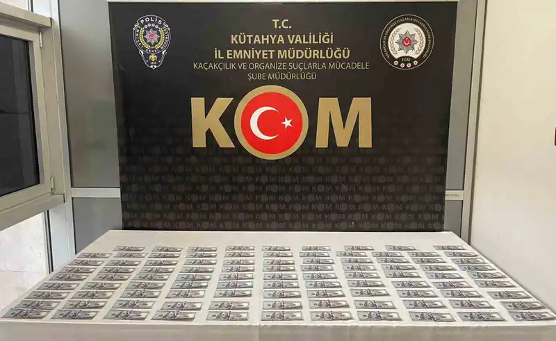 Kütahya’da KOM ekipleri sahte para operasyonunda kalpazanı yakaladı