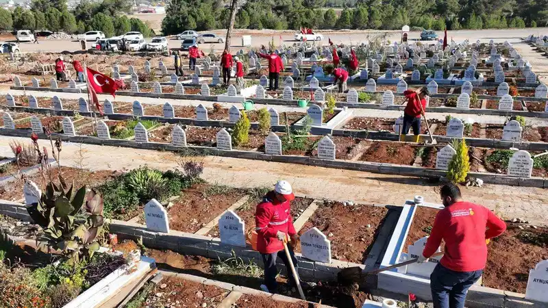 Kahramanmaraş’ta mezarlıklarda düzenleme