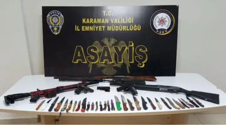 Karaman’da aranan 10 kişi tutuklandı