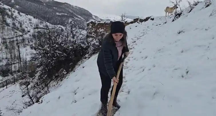 Erzincan’ın yüksek kesimleri beyaza büründü