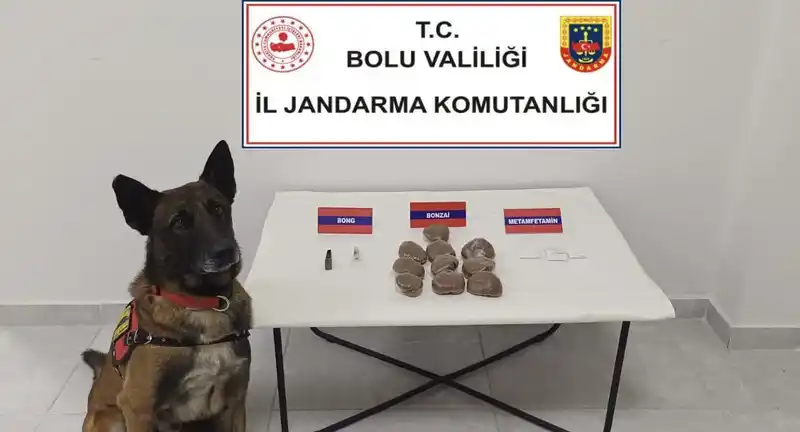 Bolu’da otomobilde zulalanmış uyuşturucuya 2 gözaltı
