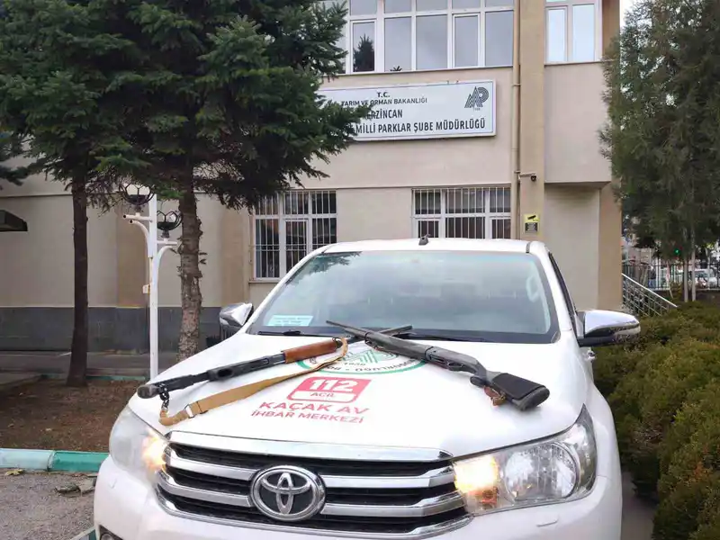 Erzincan’da yaban keçisi vuran 3 şahıs yakalandı