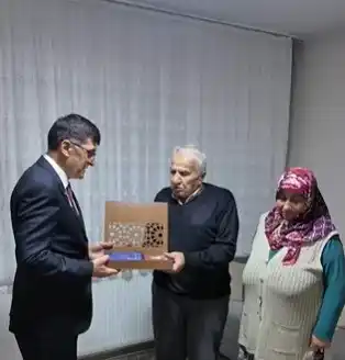 Başkan Eyüp Kahveci’den şehit polis Alaattin Özdemir’in ailesine ziyaret