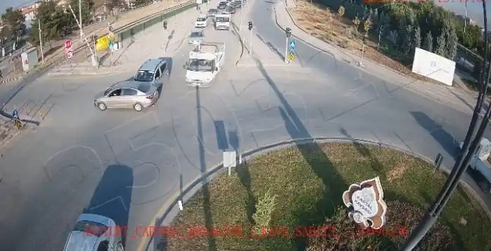 Malatya’da kazalar KGYS kameralarına yansıdı
