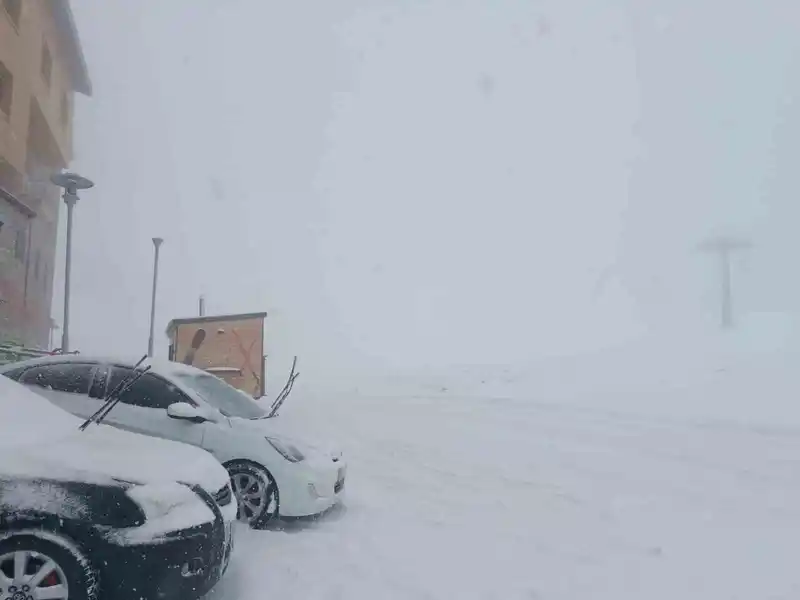 Samsun’un zirveleri beyaza büründü