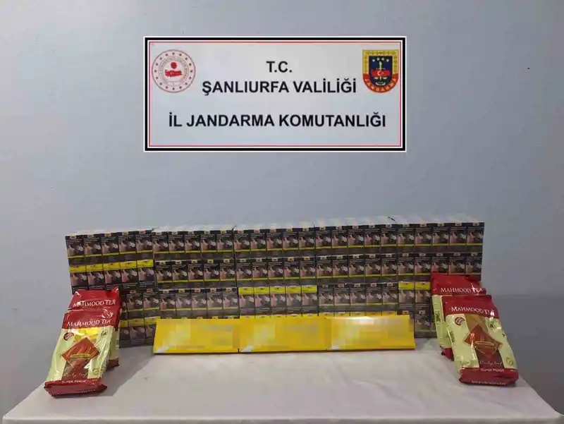 Şanlıurfa’da 5 bin paket kaçak sigara ele geçirildi