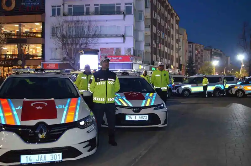 Bolu’da emniyet ve jandarmaya 68 yeni araç tahsis edildi
