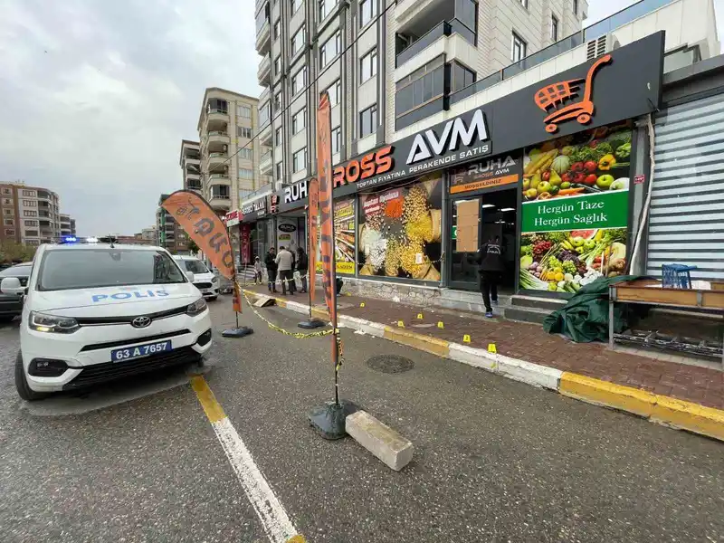 Şanlıurfa’da markete silahlı saldırı: 1 yaralı

