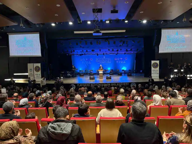 Kayseri’de Tasavvuf Konseri ve Sema Mukabelesi’ne yoğun ilgi
