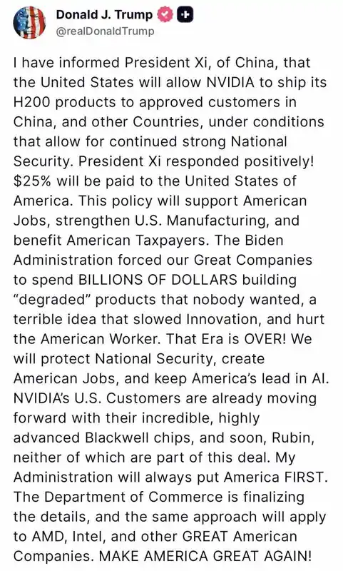 Trump’tan Çin’e çip satışına şartlı izin açıklaması: 