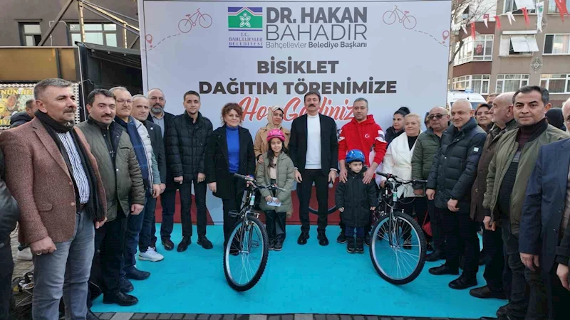 Bahçelievler Belediyesi 9. Bisiklet dağıtım törenini gerçekleştirdi
