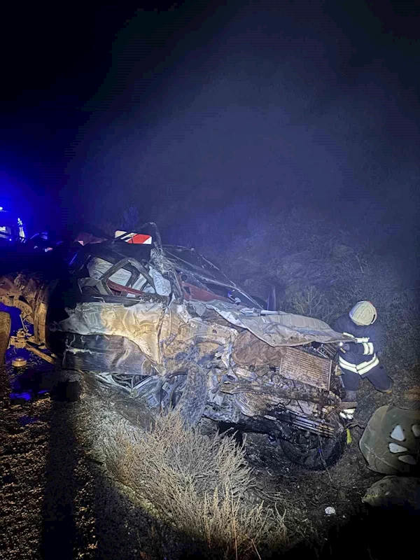 Konya’da kamyonet takla attı: 1 ölü
