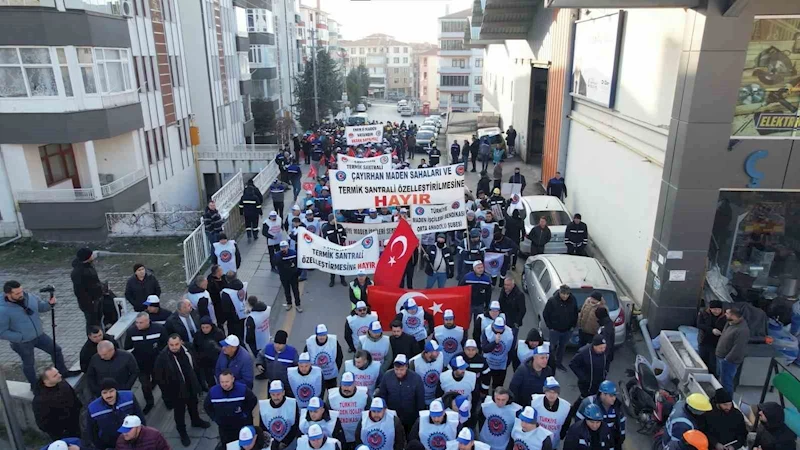 Maden işçileri özelleştirmeye karşı Ankara’ya yürüyor
