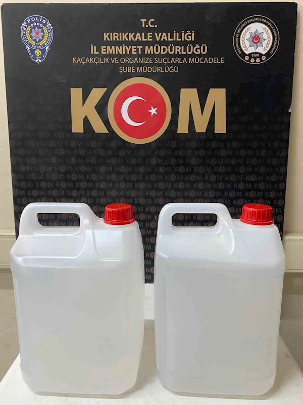 Kırıkkale’de kaçak alkol operasyonu: 1 gözaltı
