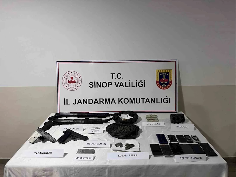 Sinop’ta uyuşturucu operasyonu: 2 gözaltı
