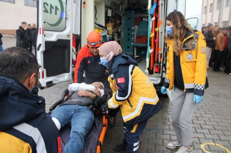 Adıyaman Ceza İnfaz Kurumunda yangın tatbikatı gerçekleştirildi
