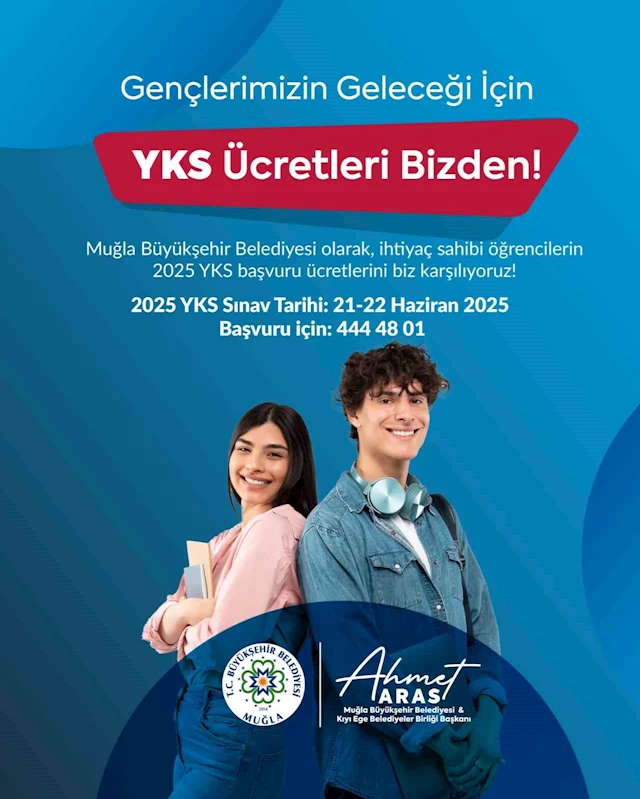 Muğla Büyükşehir YKS desteği ile öğrencilerin yanında
