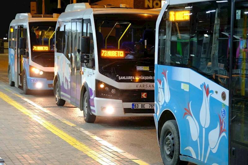 Şanlıurfa’da gece ulaşımı başladı
