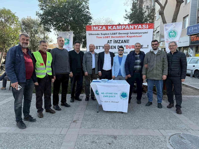 İzmir Mil-Diyanet Sen’den LGBT derneklerinin kapatılması için imza çağrısı
