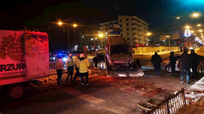 Erzurum’da trafik kazası: 7 yaralı
