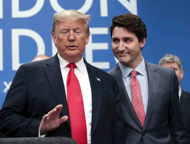 ABD Başkanı Trump ile Kanada Başbakanı Trudeau, 