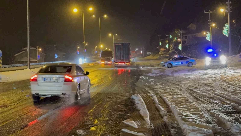 Bolu Dağı büyük araç geçişine açıldı
