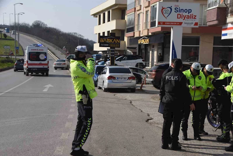 Sinop’ta trafik kazası: 1 yaralı
