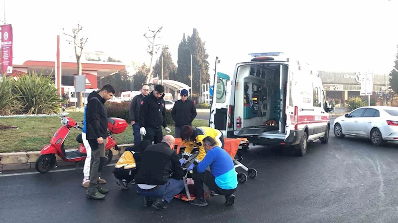 Tekirdağ’da kaygan zemin kazaya neden oldu: 1 yaralı
