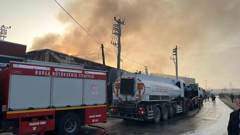 Bursa’daki 2 fabrika alevlere teslim oldu
