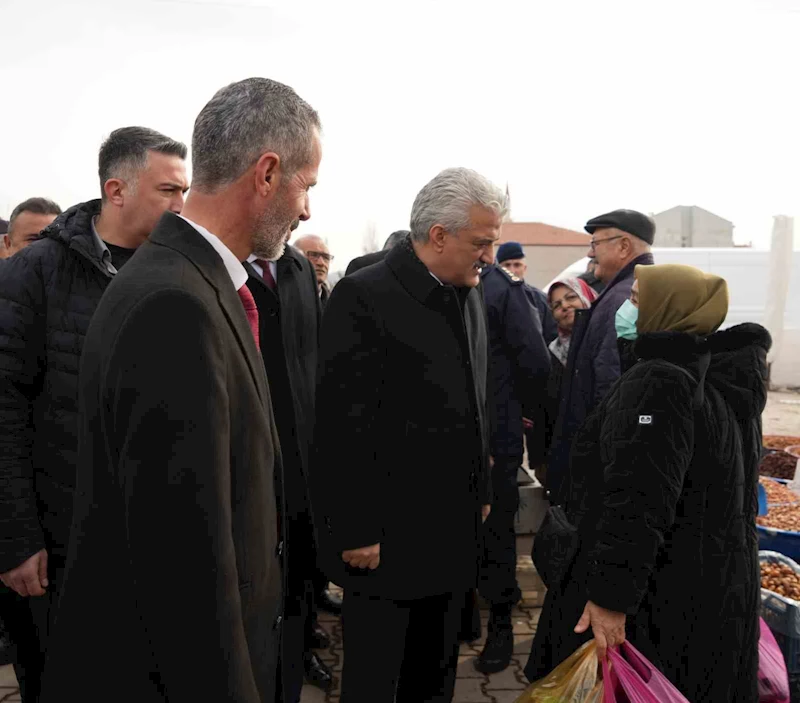 Kırıkkale Valisi Makas, Çerikli beldesinde esnaf ve vatandaşlarla buluştu
