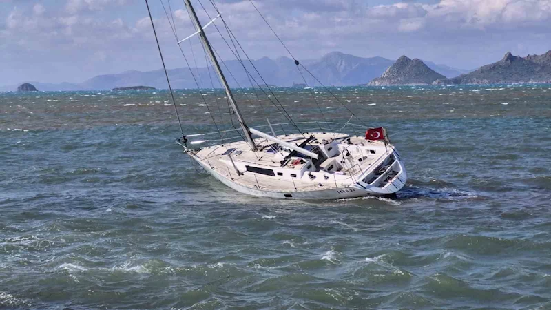 Bodrum’da fırtına etkili oluyor
