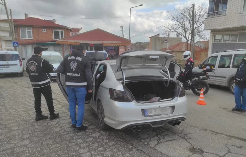 Kırklareli’nde asayiş ve trafik denetimi
