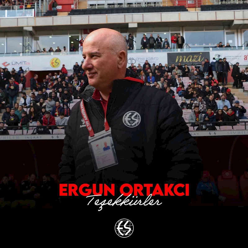 Eskişehirspor’da teknik direktör Ergün Ortakçı ile yollar ayrıldı
