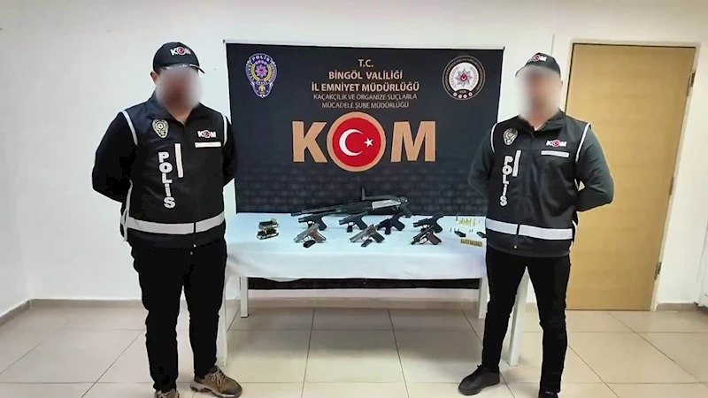 Bingöl’de ruhsatsız silah operasyonu: 4 şüpheli tutuklandı
