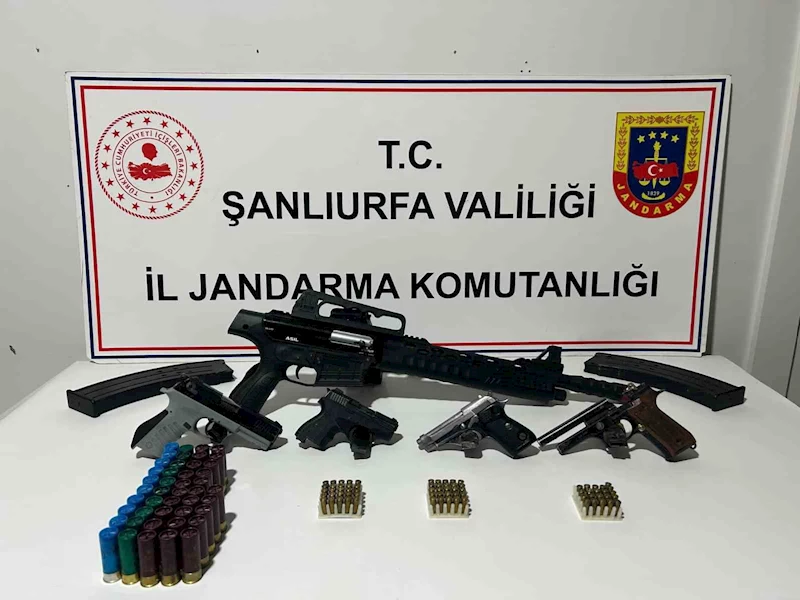 Şanlıurfa’da silah kaçakçılığı operasyonu: 3 gözaltı
