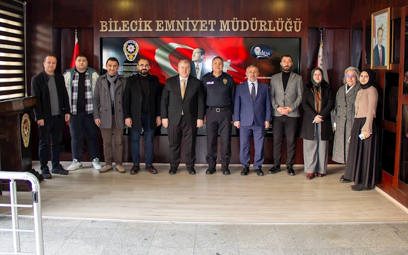 AK Parti heyetinden emniyet müdürlüğüne ziyaret
