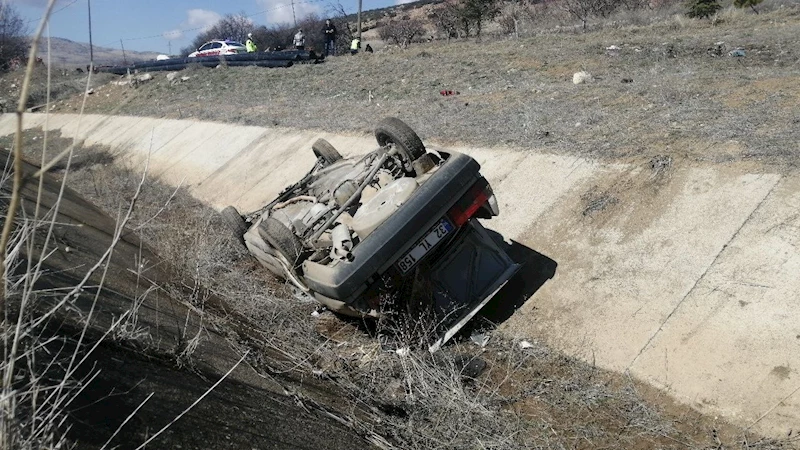 Isparta’da otomobilin çarptığı yaya, sulama kanalına düşerek can verdi
