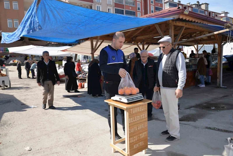 Türkeli’de pazara ’tartı kontrol noktası’
