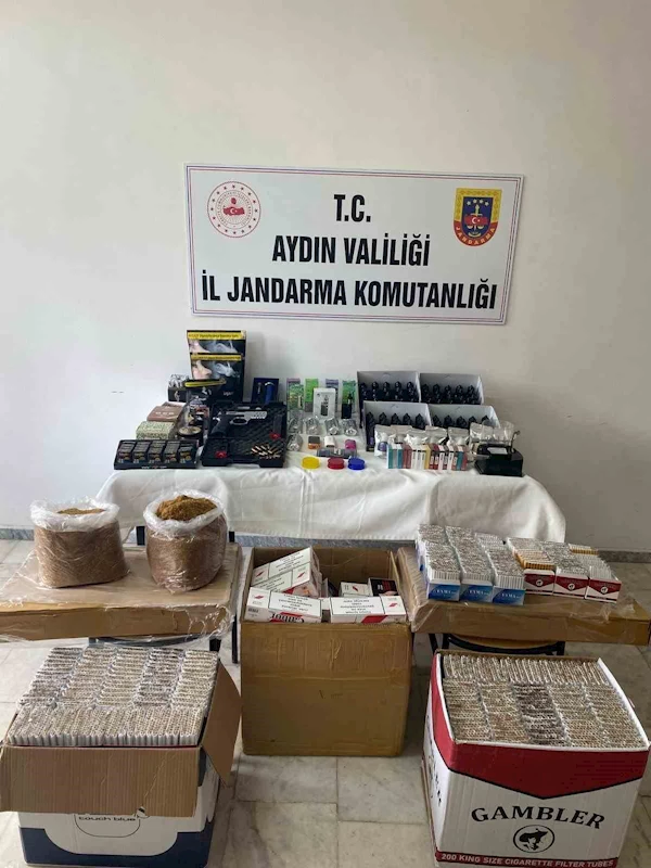 Didim’de 82 bin 760 adet doldurulmuş makaron ele geçirildi
