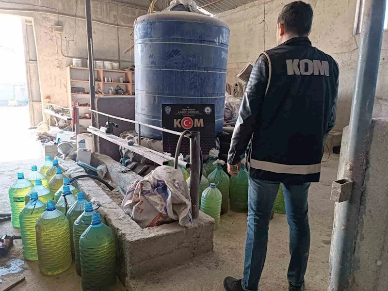 Iğdır’da 517 litre kaçak akaryakıt ele geçirildi
