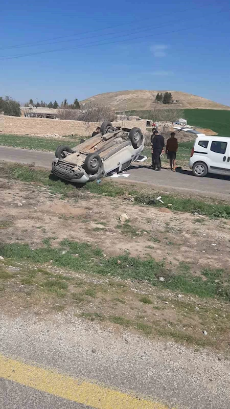 Mardin’de kontrolden çıkan SUV takla attı: 2 yaralı
